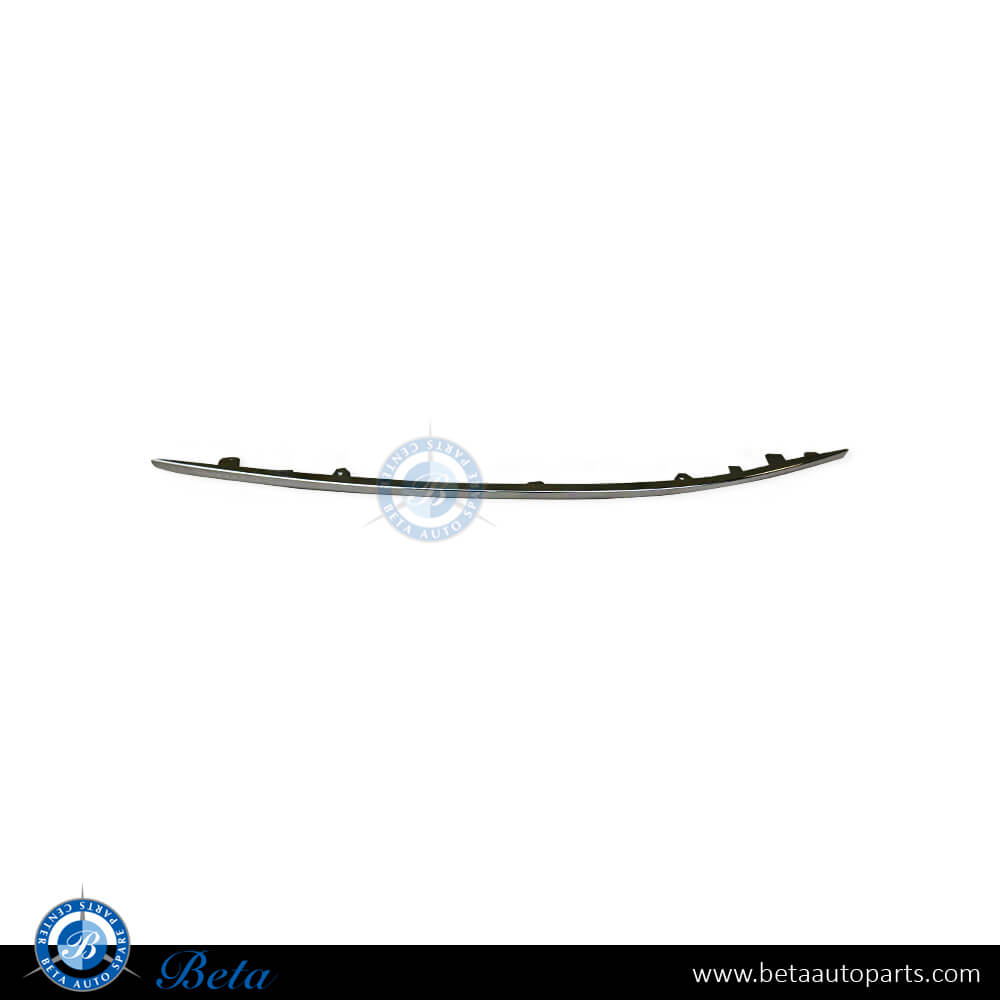 Right Side Front Bumper Lower Chrome Moulding - Avantgarde for Mercedes C-Class W205 2015-2018 models, Part Number 2058851274 Right Side Front Bumper Lower Chrome Moulding - Avantgarde for Mercedes C-Class W205 2015-2018 models, Part Number 2058851274